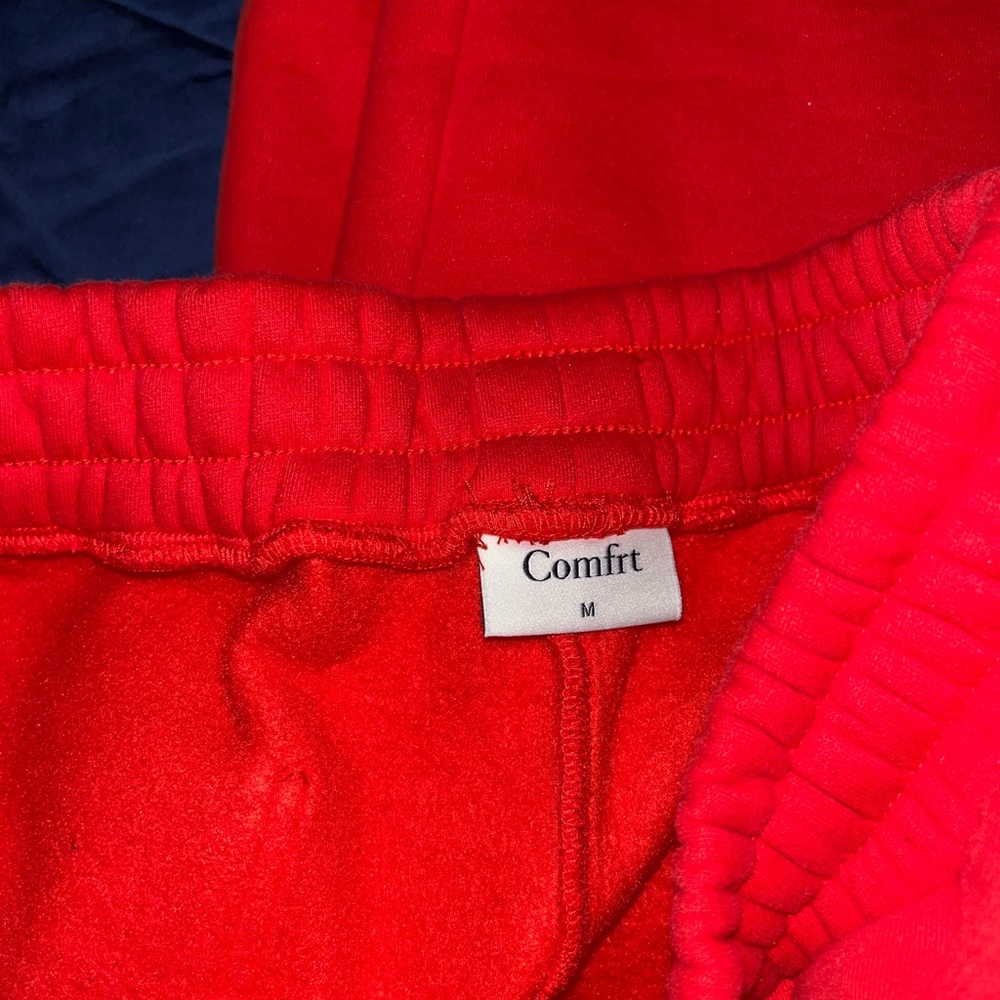 Comfrt Women’s Red Sweatpants & Joggers Set - Picture 3 of 7